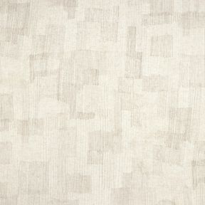 Vitragestof Linnen-mix onregelmatige strepen  – donkerbeige/natuur, 