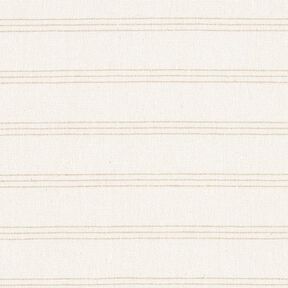 Decostof canvas drie strepen gerecycled – beige, 
