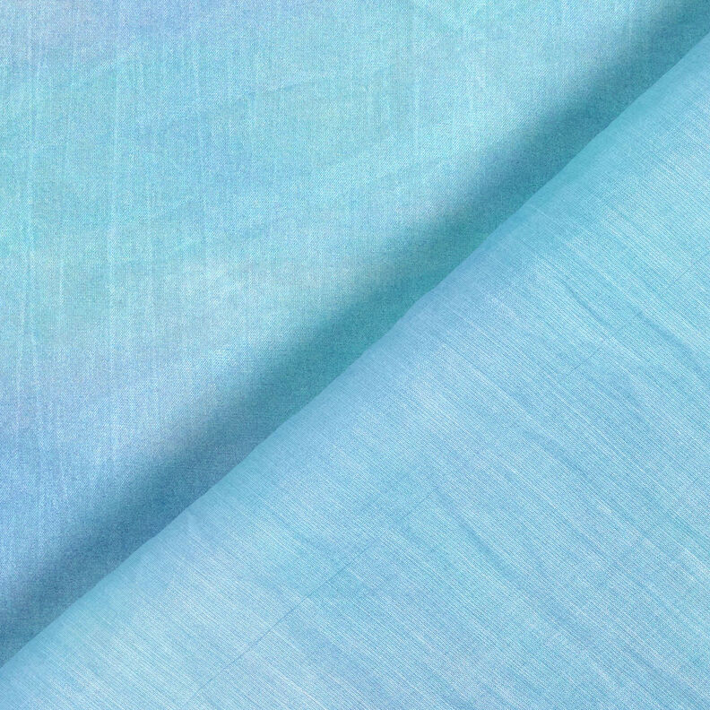 Lichte Tencel-batik – aquablauw,  image number 5