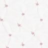 Softmesh opgestikte bloemen – wit/roos,  thumbnail number 1
