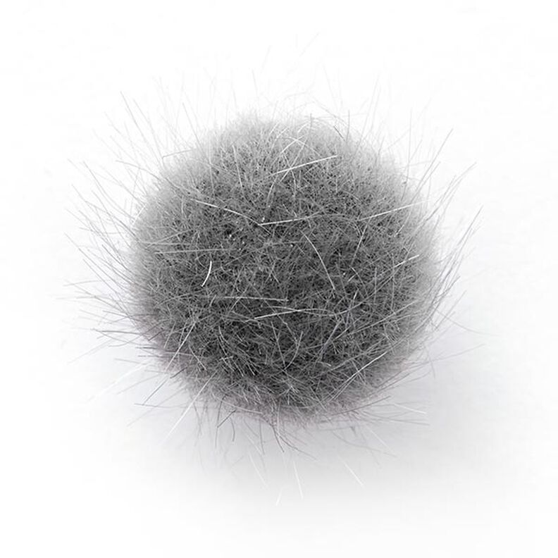 Knoop met oogje pompon [  Ø15 mm ] – donkergroen,  image number 1