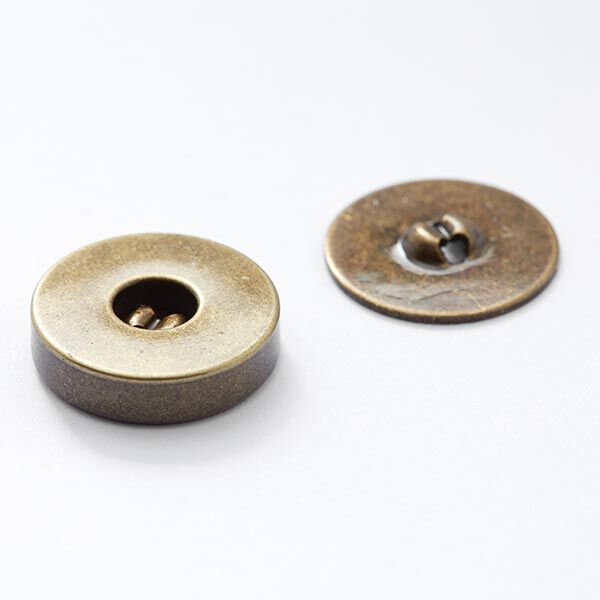 Magnetische knoop [  Ø18 mm ] – oud goud metalen,  image number 1