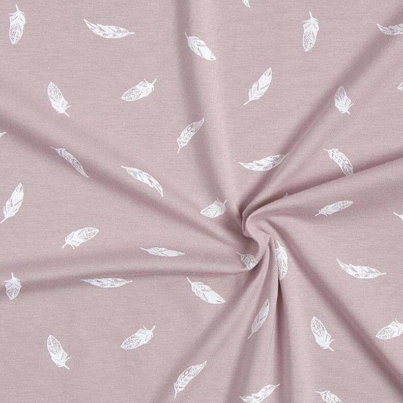 Katoenjersey Veren – pastelviolet,  image number 3