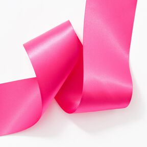 Satijnband [50 mm] – intens roze, 
