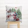 Panel Gobelin Kerstman lurex – ecru,  thumbnail number 5