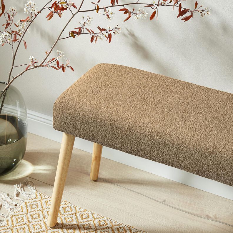 Bekledingsstof Teddy zacht – taupe,  image number 5