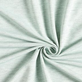 French Terry fijn melange – mint/grijs | Stofrestant 60cm, 