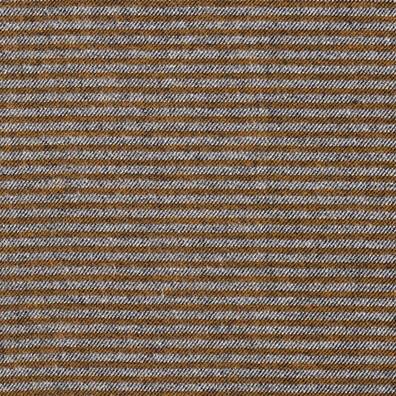 Broekenstof strepen – karamel/grijs, image number 1