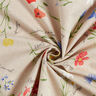 Decostof Half panama Alpenbloemen – natuur/blauw,  thumbnail number 3