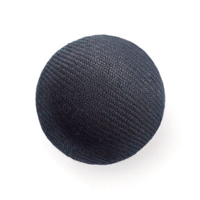 Beklede bolvormige knoop gloss – marineblauw, 
