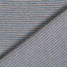 Boordstof Rondgebreide smalle strepen – oceaanblauw/zilver,  thumbnail number 3