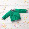 Licht katoenen sweatstof effen – groen,  thumbnail number 7