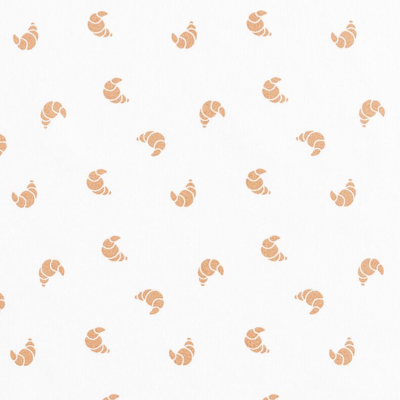Katoenpopeline Croissant – ivoor,  image number 1