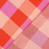 Katoensatijn Large Gingham | Nerida Hansen – koraal/lichtroze,  thumbnail number 4