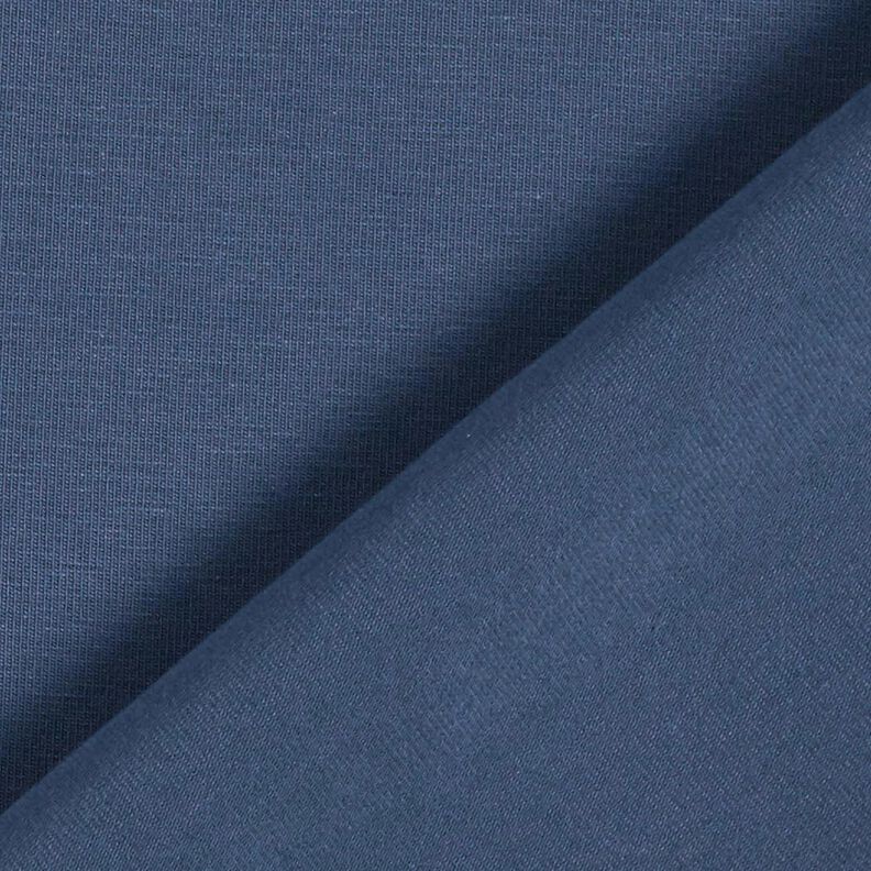Katoenjersey medium effen – jeansblauw, image number 5