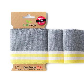 GOTS Biologische boordstof CUFF ME COLLEGE [140 cm | 7,5 cm] | Albstoffe | Hamburger Liebe, 