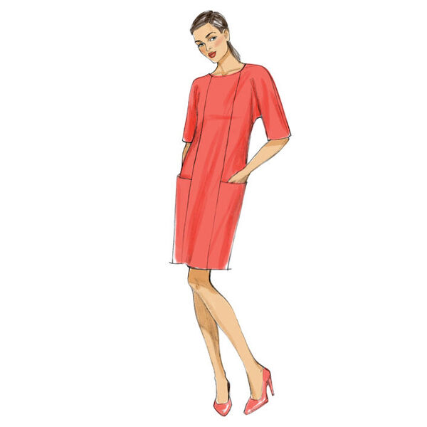 Jurk, Vogue 9022 | 32 - 50, image number 2