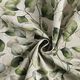 Decostof Half panama Populierenbladeren – natuur/donkerolijf,  thumbnail number 3