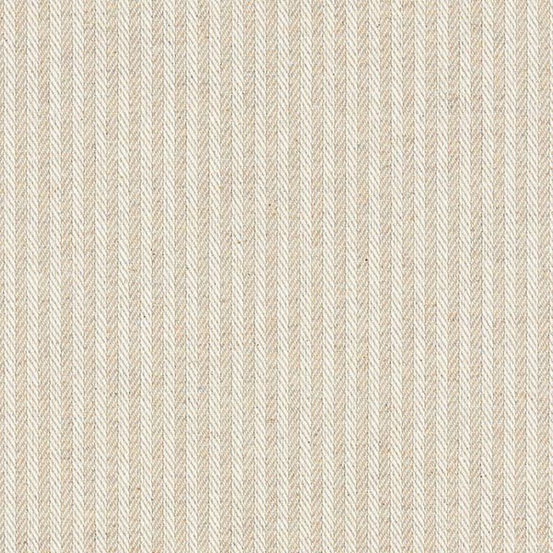 Meubelstof jacquard strip – beige,  image number 1