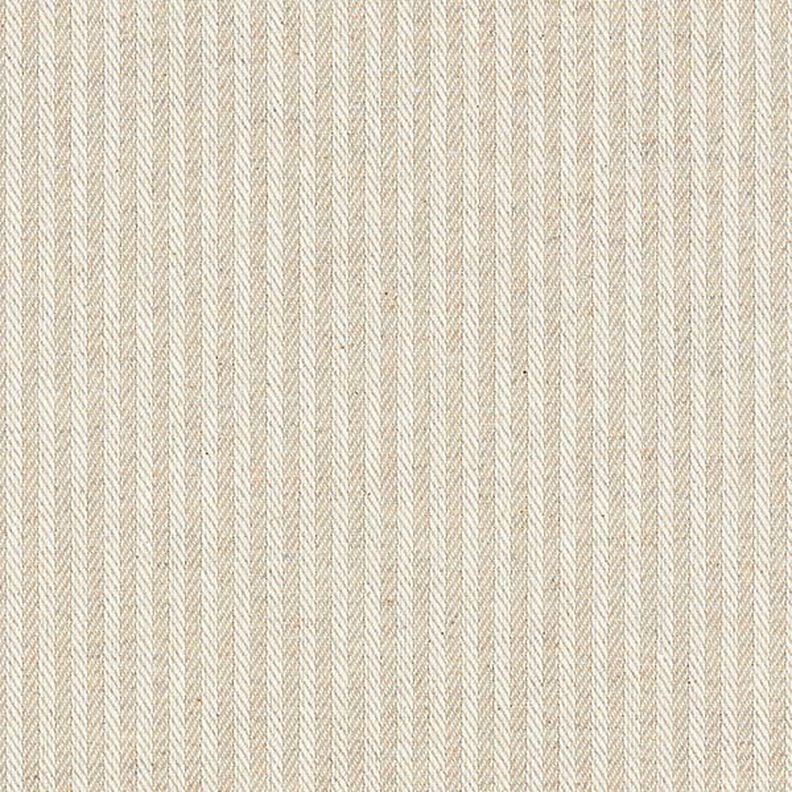 Meubelstof jacquard strip – beige,  image number 1