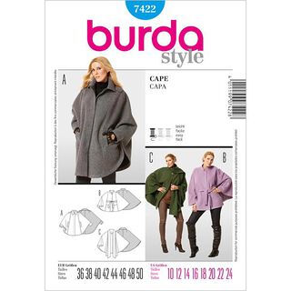Cape, Burda 7422, 