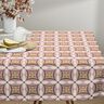 Decostof Canvas Borduurwerklook groot – pastelviolet/lichtbeige,  thumbnail number 7