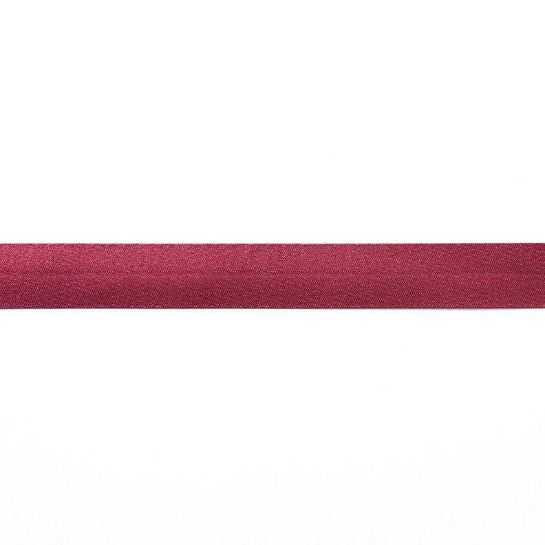 Biasband Satijn [20 mm] – bordeauxrood,  image number 1
