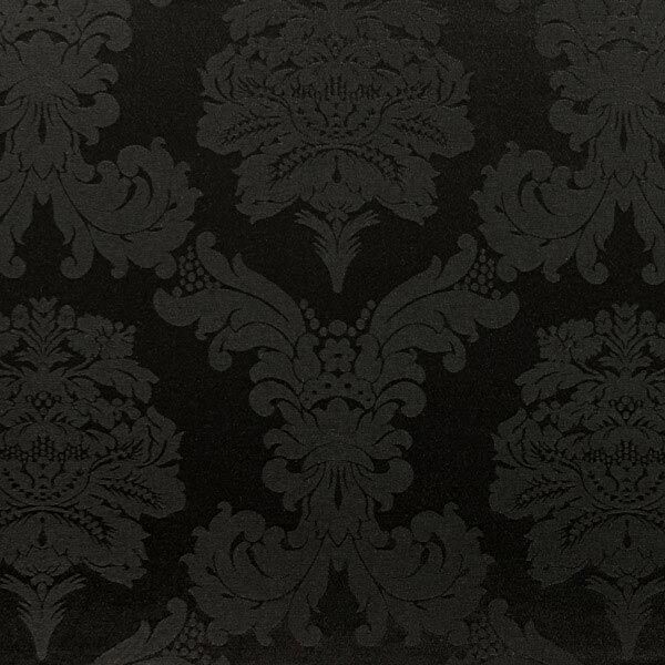 Decostof Jacquard Damasco 280 cm – zwart, image number 1