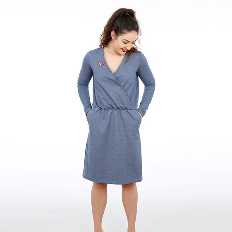 MEVROUW VILMA Jersey jurk in wikkellook | Studio Schnittreif | XS-XXL,  image number 7