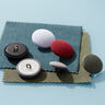 Beklede knoop, Bi-Stretch Gabardine – zwart,  thumbnail number 2