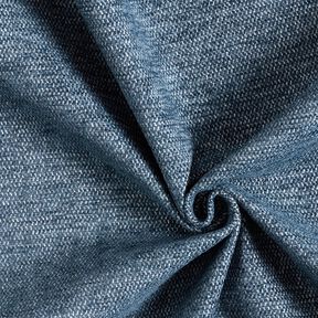Bekledingsstof Chenille Mix – blauw/zilvergrijs, 