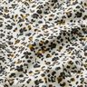 Katoenjersey kleine bloempjes – ecru/jeansblauw,  thumbnail number 2