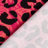 French Terry sommersweat Leeuw en bloemen – pink/oranje,  thumbnail number 4