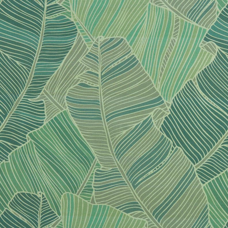 Outdoorstof Canvas Gebladertelijnen – groen,  image number 1