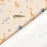 Katoenjersey vrolijke jungledieren – cashew,  thumbnail number 4