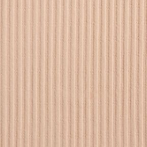 Ribjersey Enkelvoudig breipatroon – beige, 