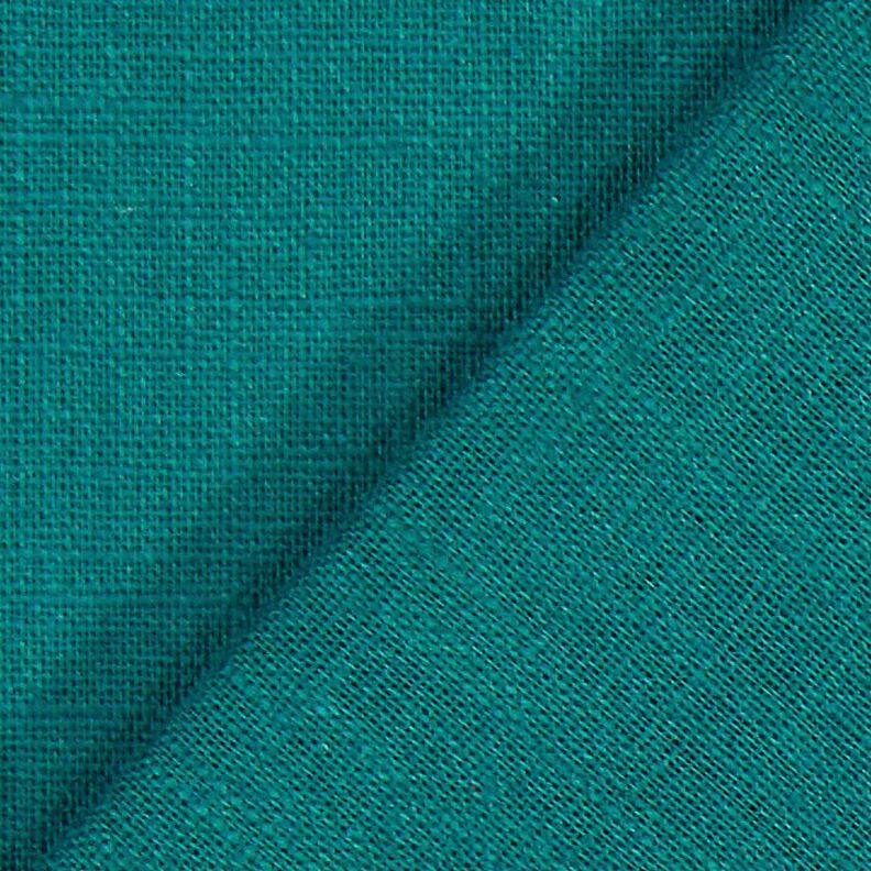 Linnen stof Ramee mix medium – blauwe spar,  image number 4