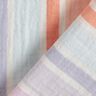 Mousseline/dubbel gehaakte stoffen garengeverfde strepen | Poppy Fabrics – ecru/kleurenmix,  thumbnail number 4