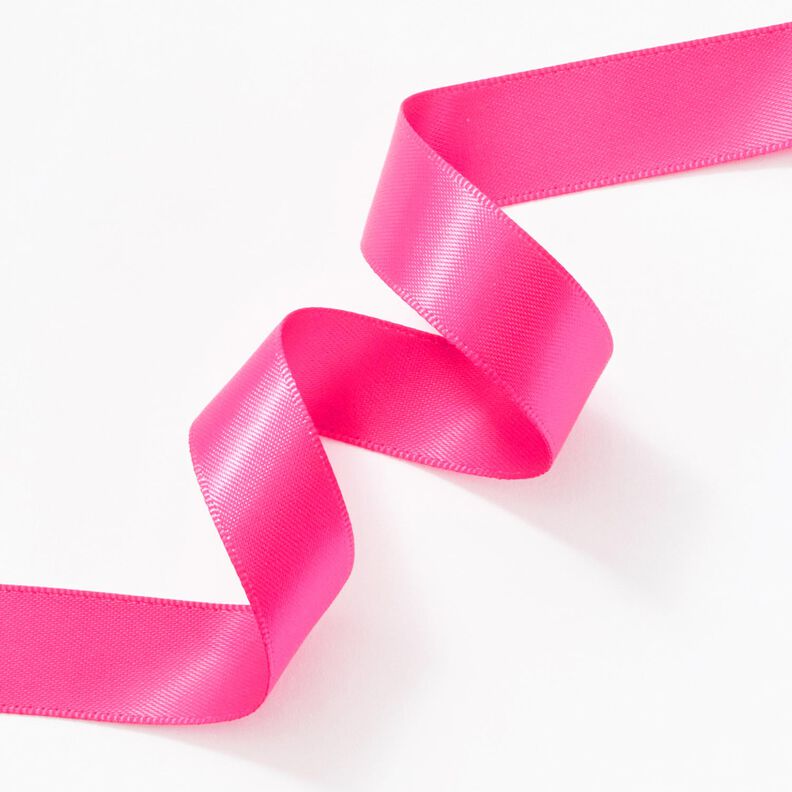 Satijnband [15 mm] – intens roze,  image number 3
