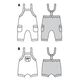 Baby-tuinbroek, Burda 9337 | 62 - 92,  thumbnail number 4