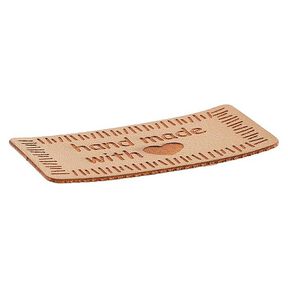 Decoratie Handmade with Love [ 40 mm ] – beige, 