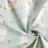 Katoenen stof Dieren met parasols – licht mint,  thumbnail number 3