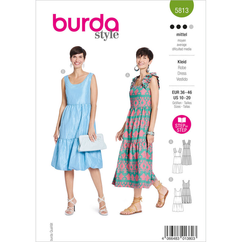 Jurk | Burda 5813 | 36-46,  image number 1