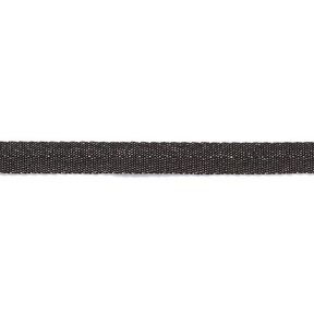 Webband Metallic [9 mm] – zwart/zilver metallic, 