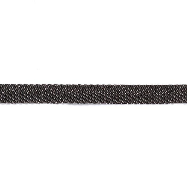 Webband Metallic [9 mm] – zwart/zilver metallic,  image number 2