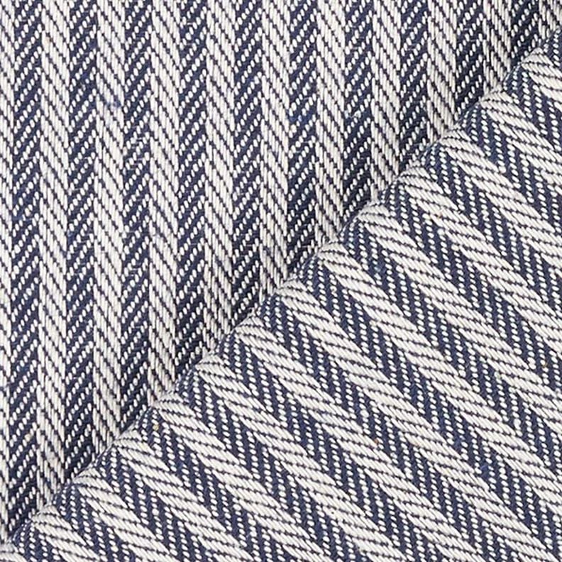 Meubelstof jacquard strip – blauw,  image number 3