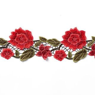 Naaldkant rozen-dal - rood, 