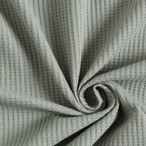 Katoenen wafel jersey effen – riet, 