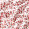 Katoenpopeline Bloemenzee – rood/wit,  thumbnail number 2