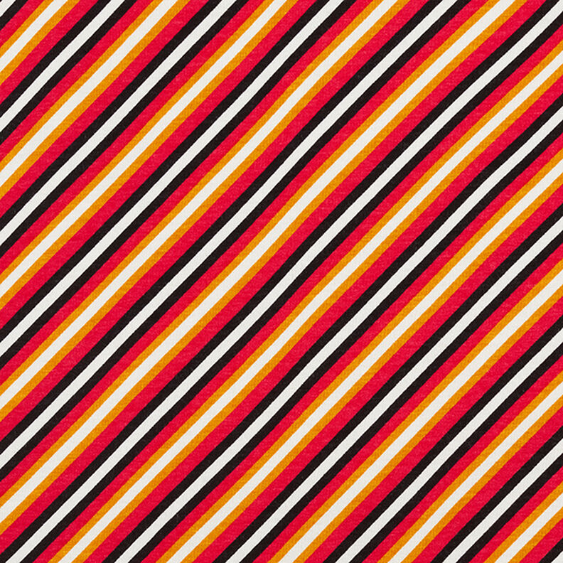 Viscosejersey diagonale strepen – wit, image number 1